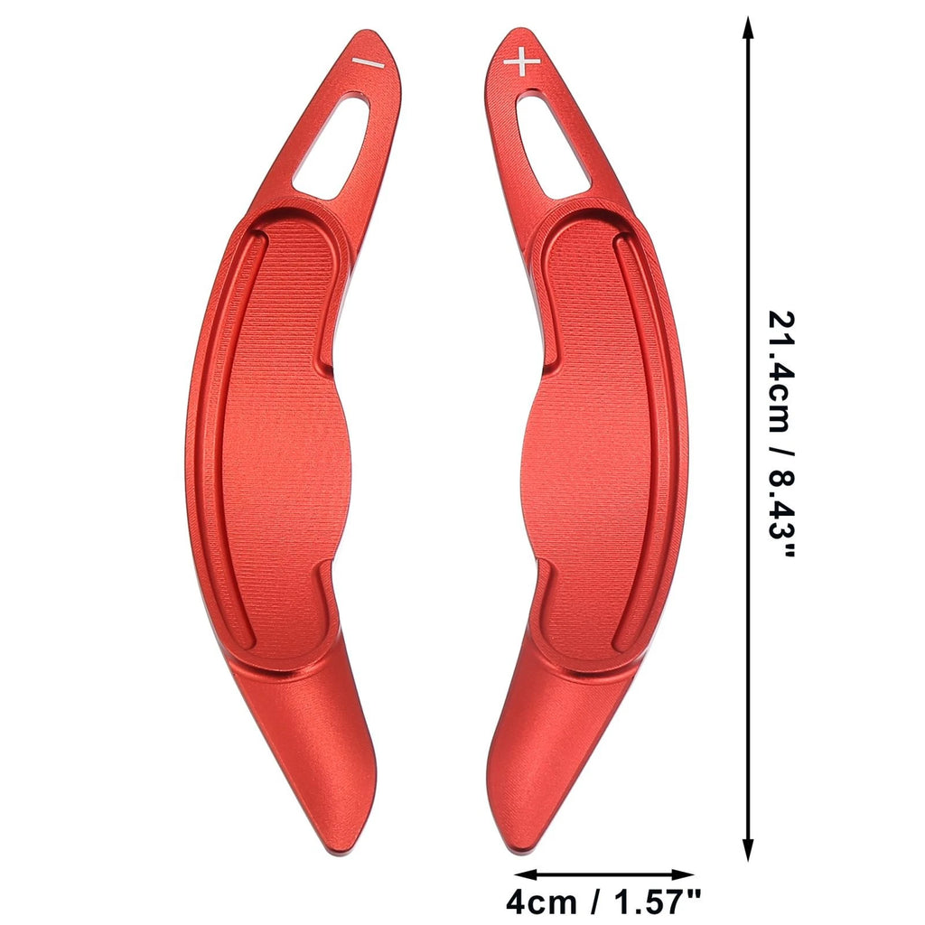 Pair Red Shift Paddle Extend Covers for BMW Mini Cooper 