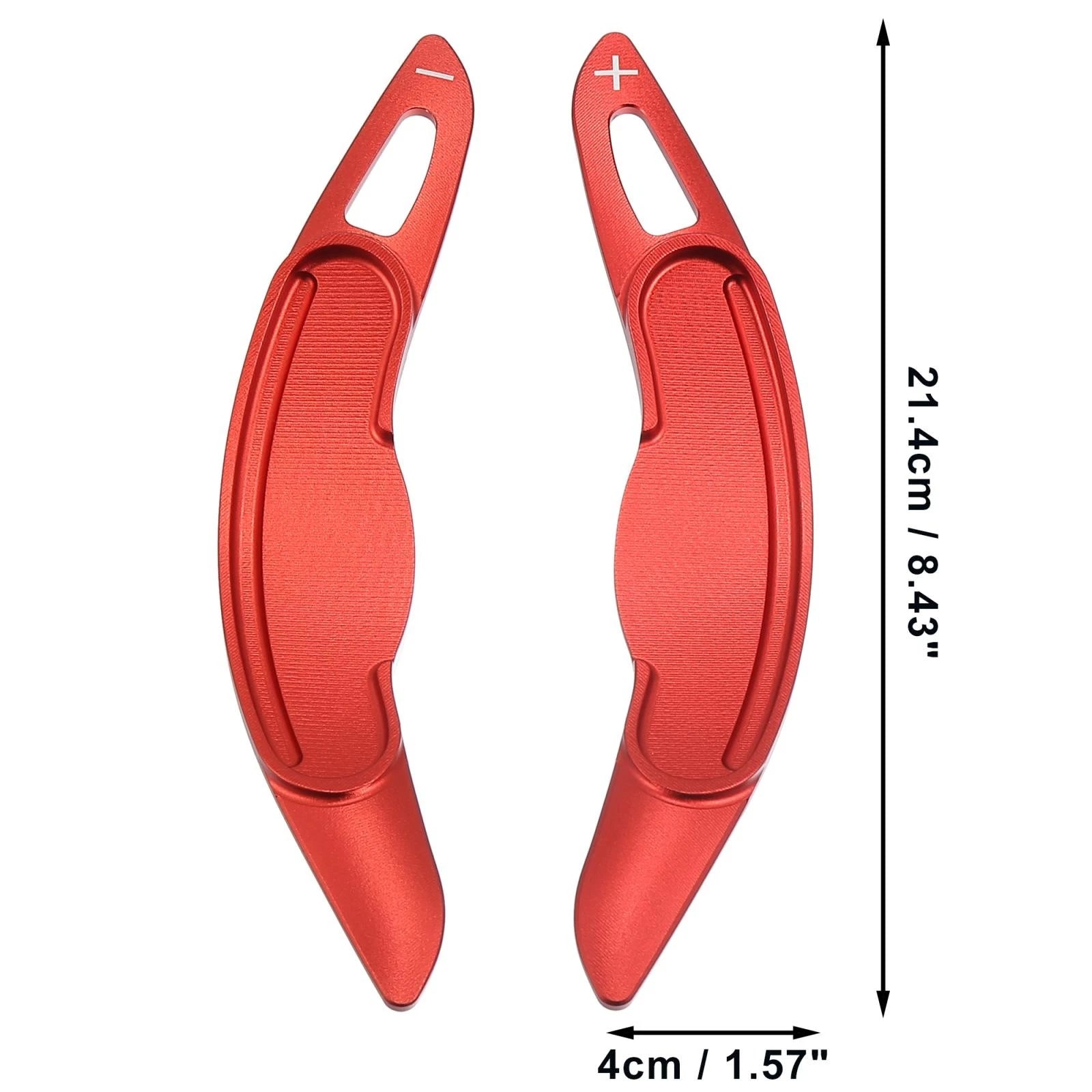Pair Red Shift Paddle Extend Covers for BMW Mini Cooper 