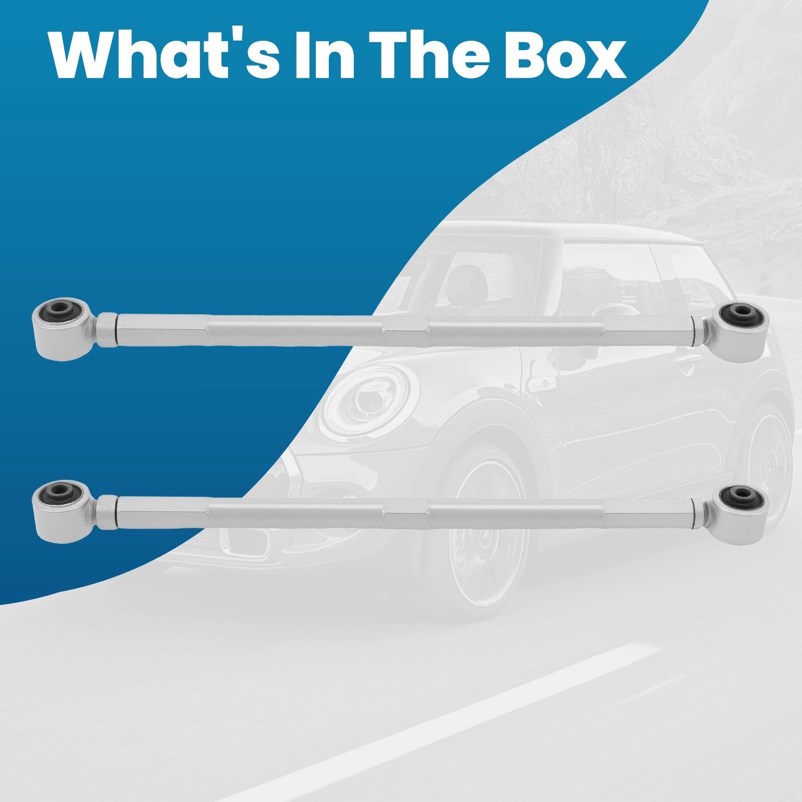 2X Rear Lower Camber Arms for MINI Cooper R53 R55 R56 R57 R58 R59
