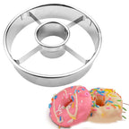 Donut Shaping Tool Stainless Steel for Consistent Baking (10cm x 10cm x 2.5cm)
