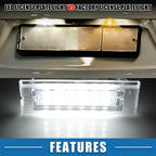 White LED License Plate Light for BMW X5 (2002 - 2006)