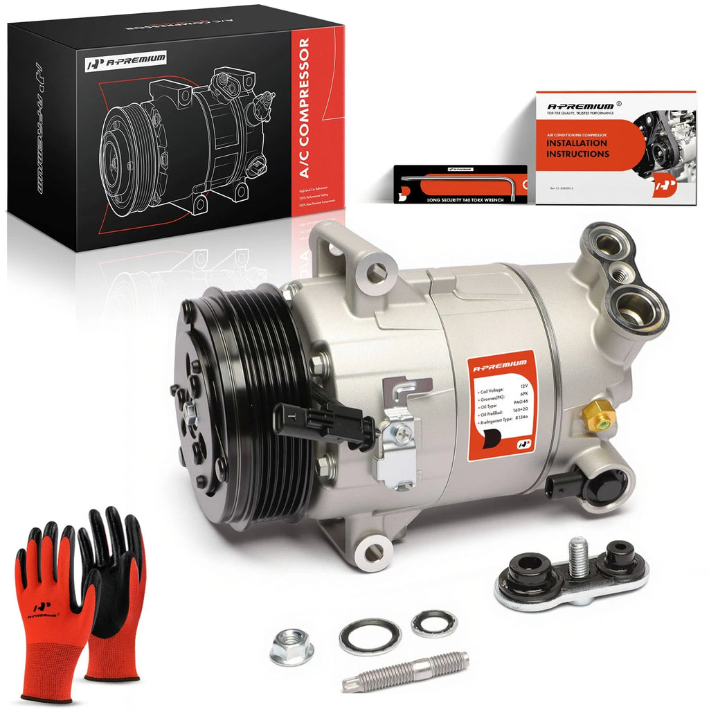 A/C Compressor with Clutch for Chevrolet Equinox GMC Terrain (2010–2017)