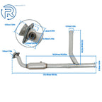Right Catalytic Converter for Ford F-150 F150 4.2L (2005–2008)