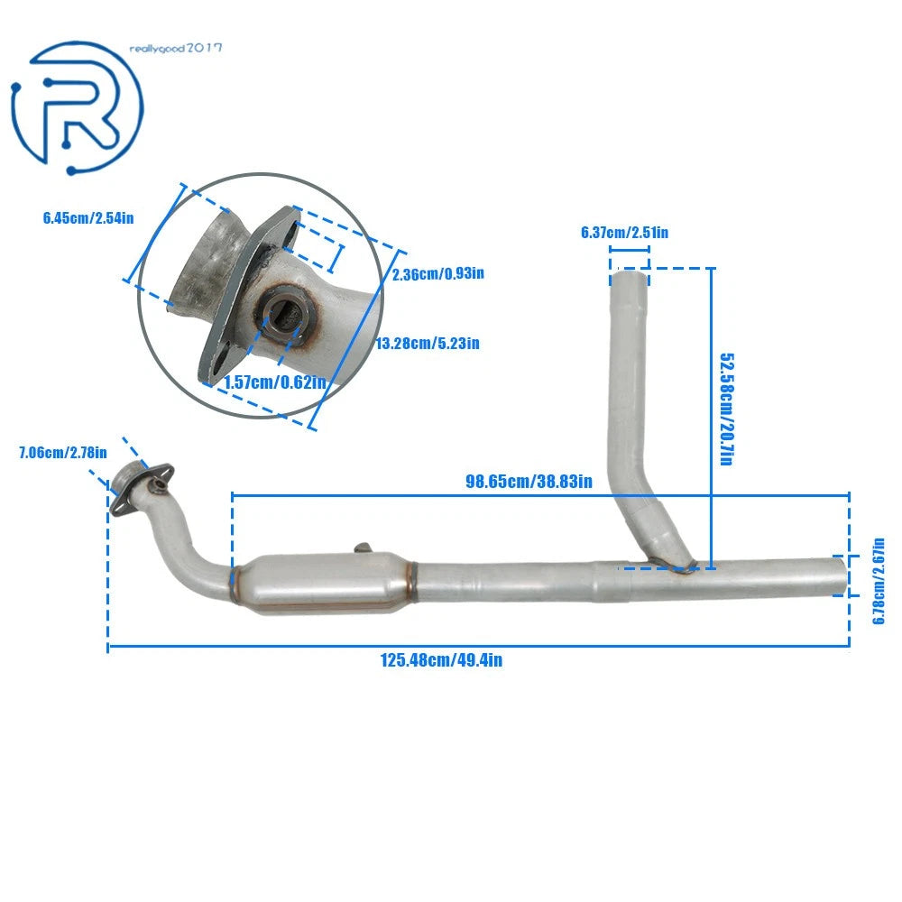 Right Catalytic Converter for Ford F-150 F150 4.2L (2005–2008)