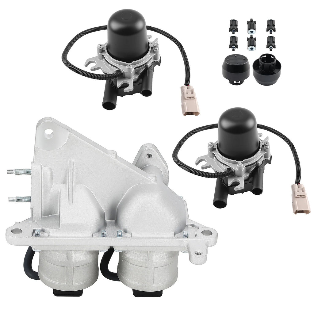 2pcs Secondary Injection Air Pump & 1 Air Injection Valve for Toyota Tundra (2000–2006)