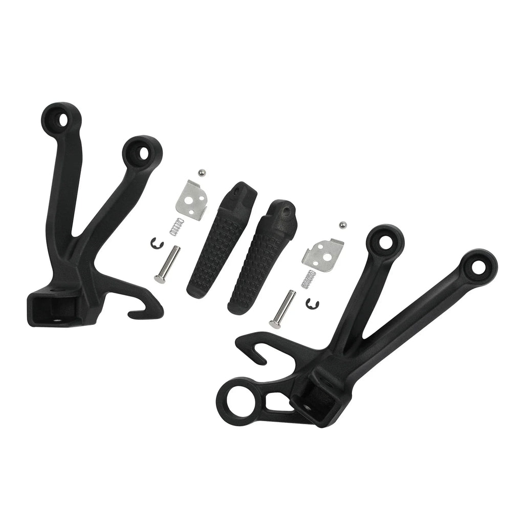Passenger Footrests Footpegs Bracket for Suzuki GSXR1000 GSX-R1000 (2003-2004)