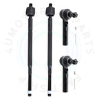 Set of 4 Tie Rod End Linkage for Chrysler Pacifica (2004–2008)