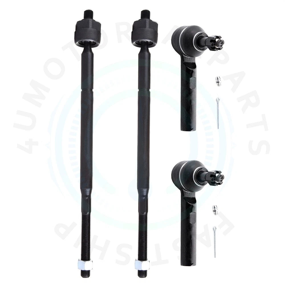 Set of 4 Tie Rod End Linkage for Chrysler Pacifica (2004–2008)