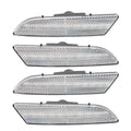 4PCS Clear Turn Signal Side Marker Light for Chrysler Crossfire (2004–2008)