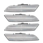 4PCS Clear Turn Signal Side Marker Light for Chrysler Crossfire (2004–2008)