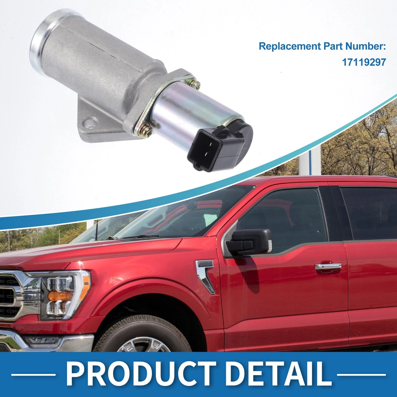 Idle Air Control Valve for Ford F-150 (1986–1993) No. 17119297