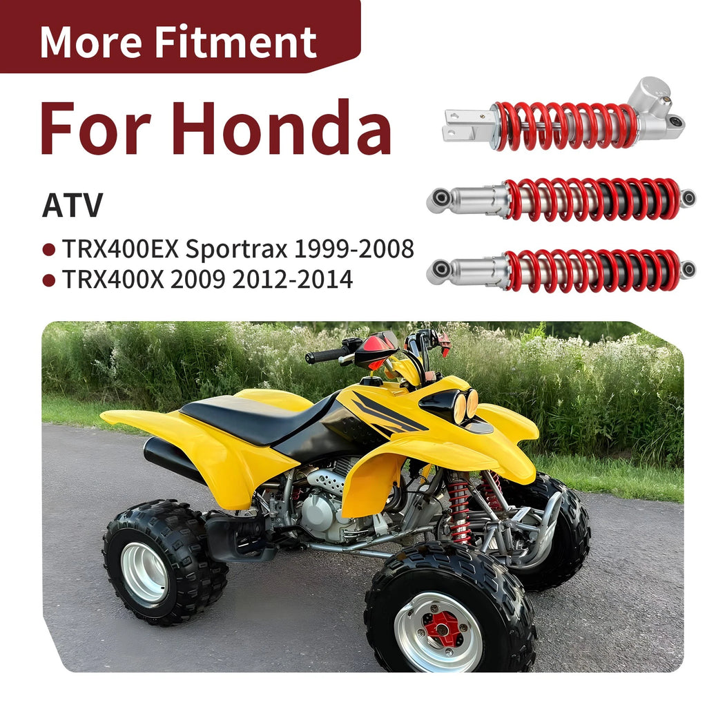 Front & Rear Shock Absorbers for Honda Sportrax 400 TRX400EX (1999–2008)