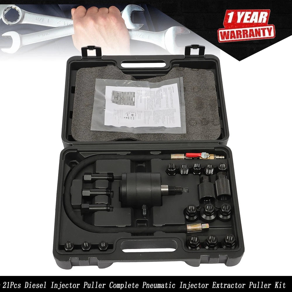 21Pcs Diesel Injector Puller Tool Kit for Automotive Repair