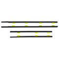 Set of 4 Window Weatherstrip for CR-V 2002–2006 (Outer Black)