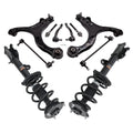 10PC Front Struts Control Arms Sway Bar Tie Rod for Kia Sorento (2011–2013)