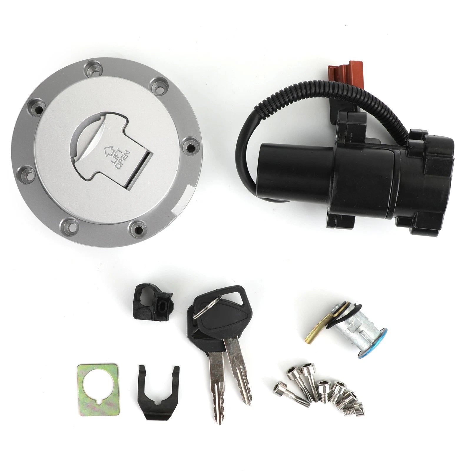 Ignition Switch Fuel Gas Cap Lock Kit for Honda CBR600RR & CBR1000RR (2007–2014)