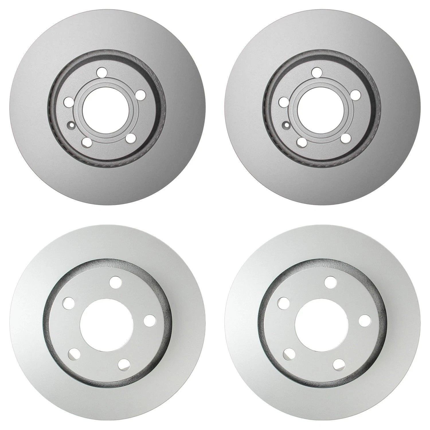 Hella Brake Rotors Kit 312mm Front 269mm Rear for Audi A6 Quattro (2000–2004)