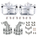 Front Rear Brake Calipers for Honda Accord (2003–2007) 2.4L w/ Hardware