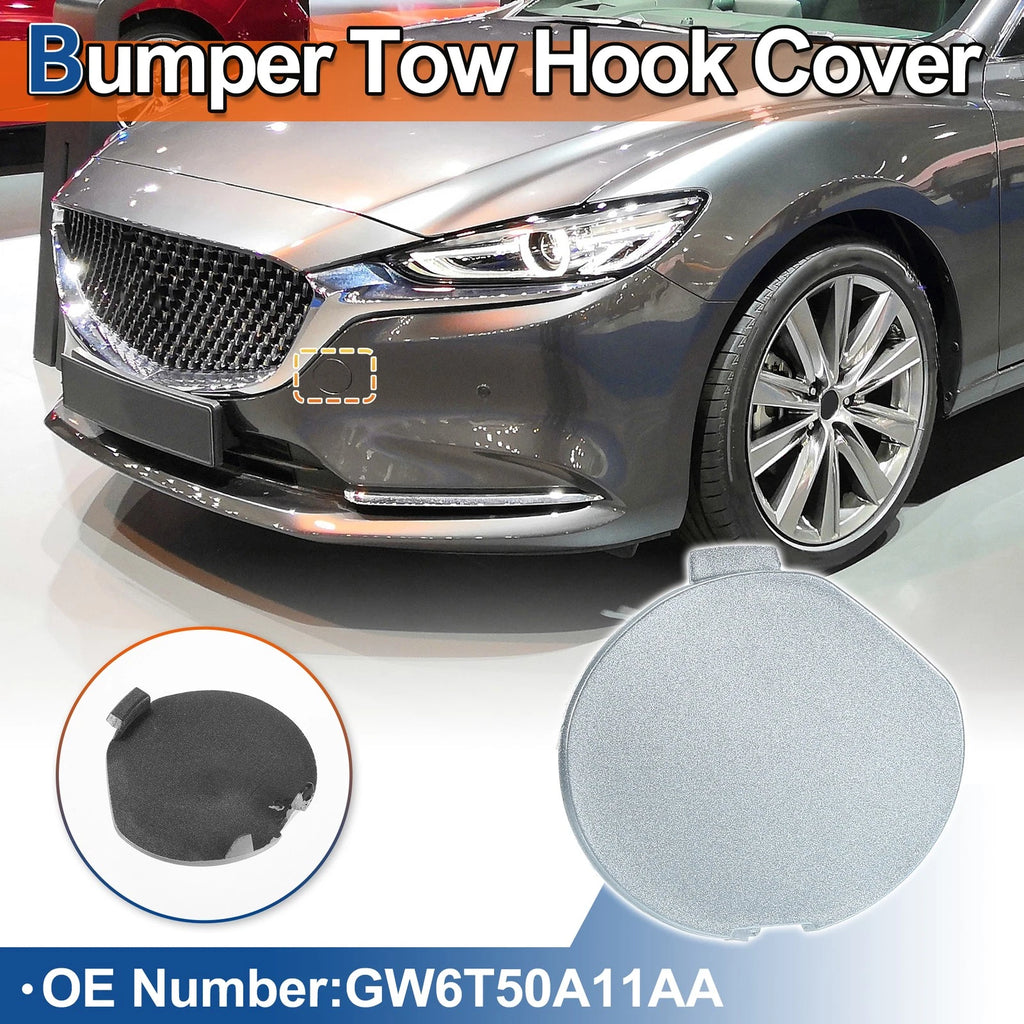 Tow Hook Cover for Mazda 6 Atenza (2013–2021) No.GW6T50A11AA Silver Tone