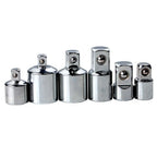 Ratchet Wrench Socket Converter Sleeve Set of 6 for Tool Compatibility