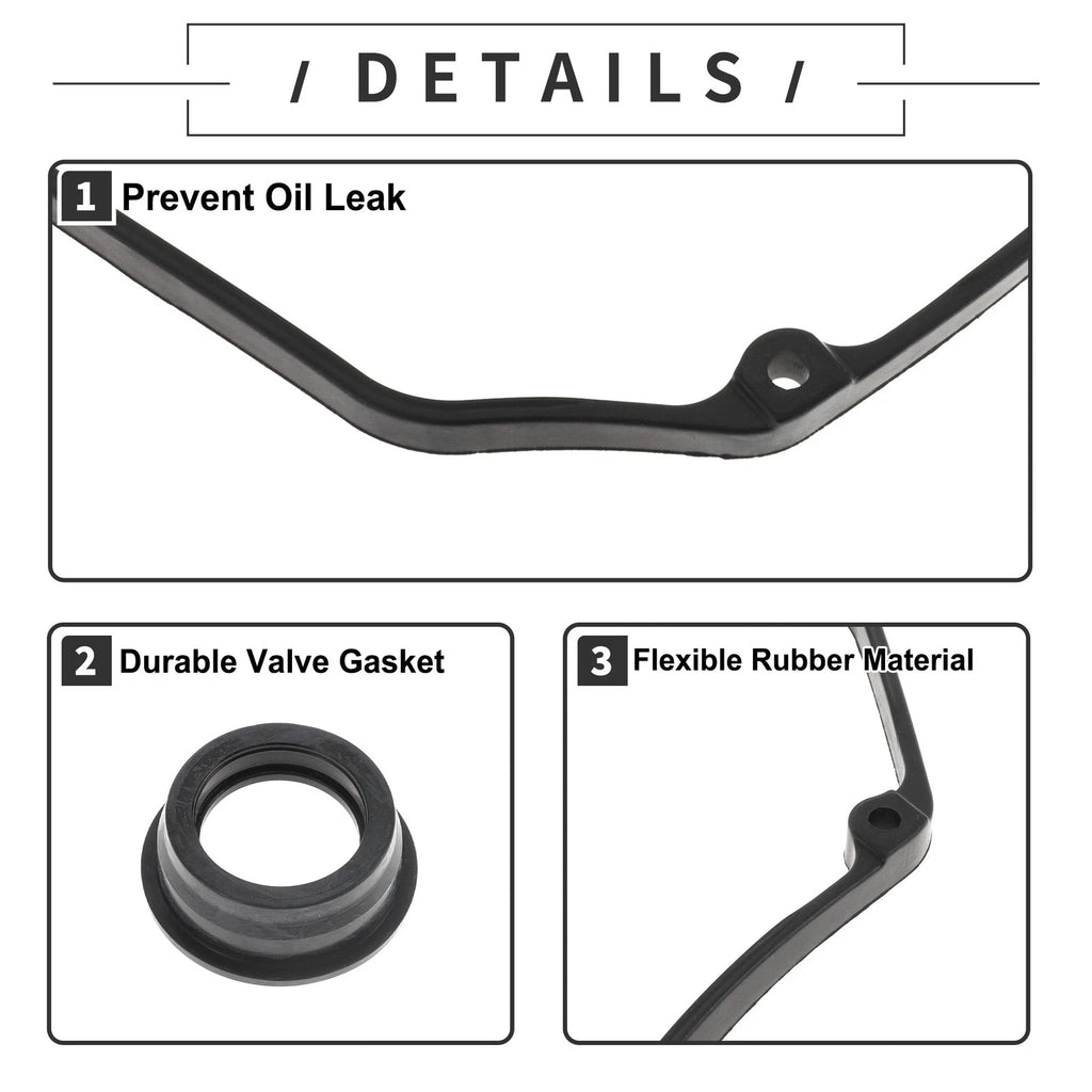 Valve Cover Gasket for Mitsubishi Lancer (2002–2007) No VS50535R/MD188435