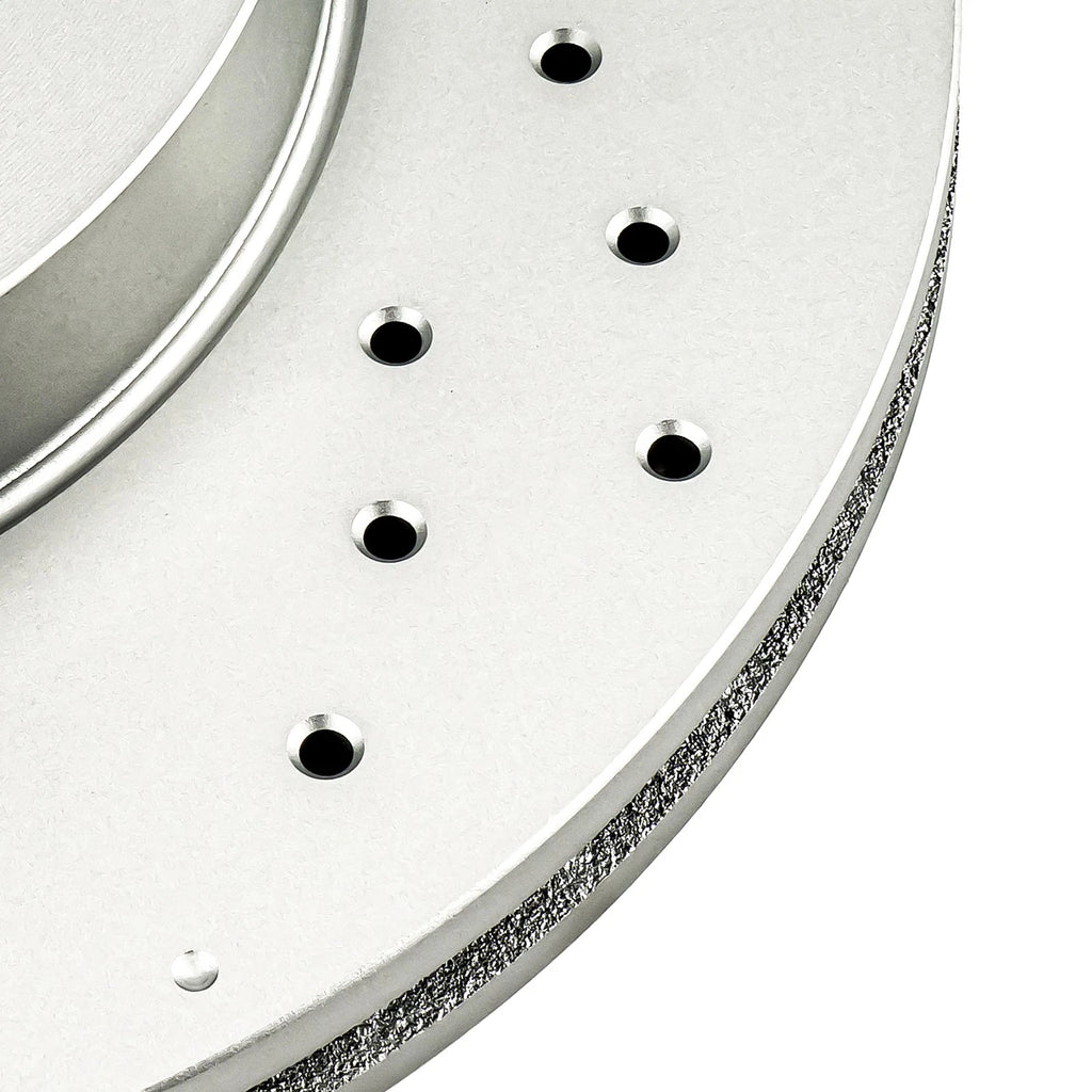 Front Drilled Slotted Brake Rotors for Honda Civic (2006–2011)