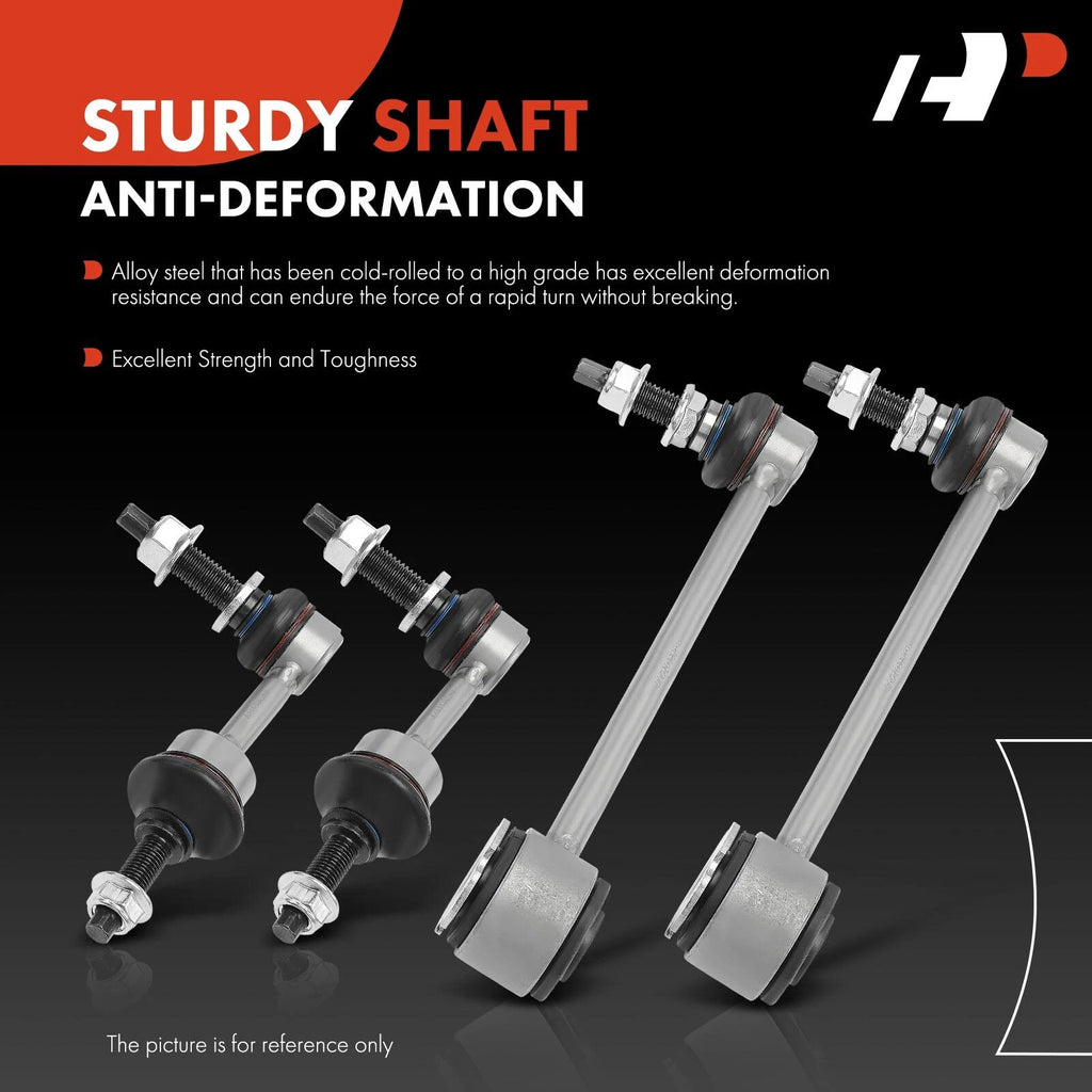 Set of 4 Front & Rear Sway Bar Links for Chevrolet Tahoe GMC Yukon (2021–2023)