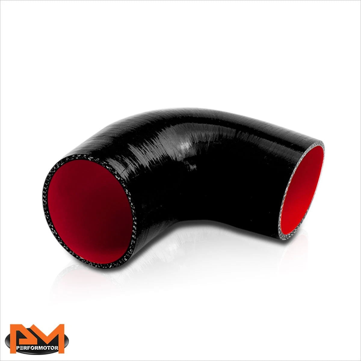 90 Elbow Coupler Silicone Hose Reducer for Air Intake/Intercooler (2.75" to 3")