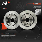 Rear Disc Brake Rotor for Mercedes-Benz S430 (2000–2006)
