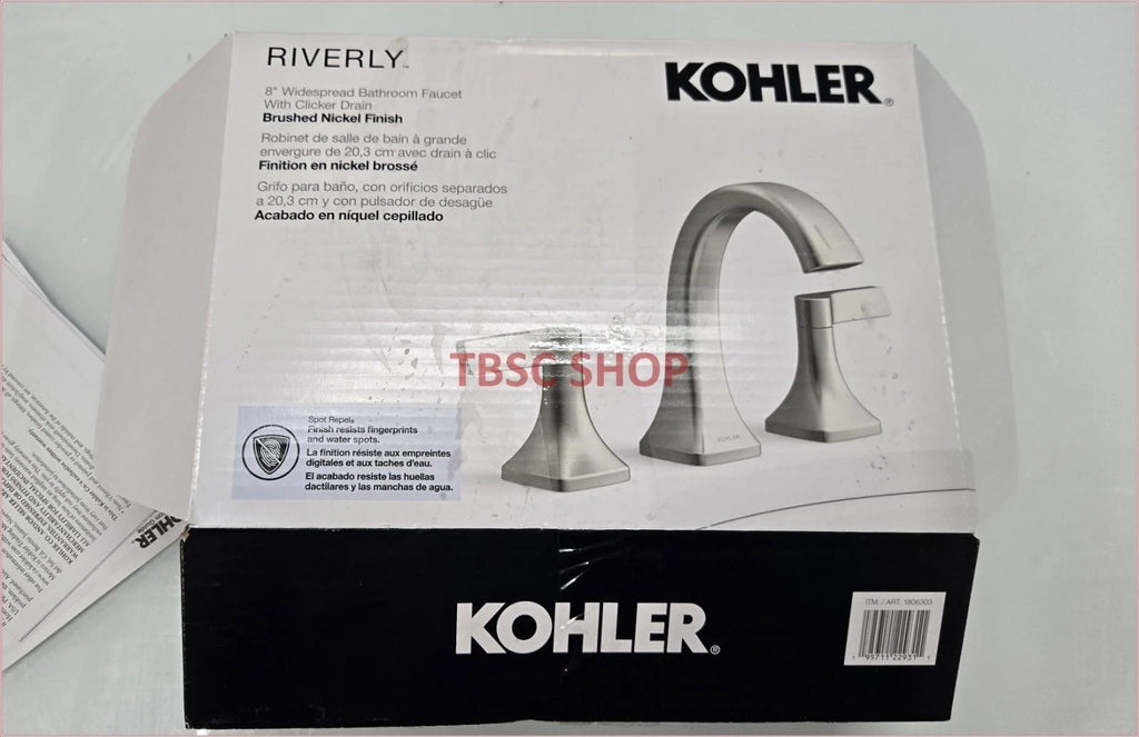Kohler Riverly Widespread Bathroom Sink Faucet for