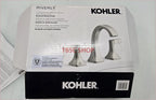 Kohler Riverly Widespread Bathroom Sink Faucet for