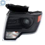 HID Projector Headlight for Ford F150 (2013–2014) Left Black Housing