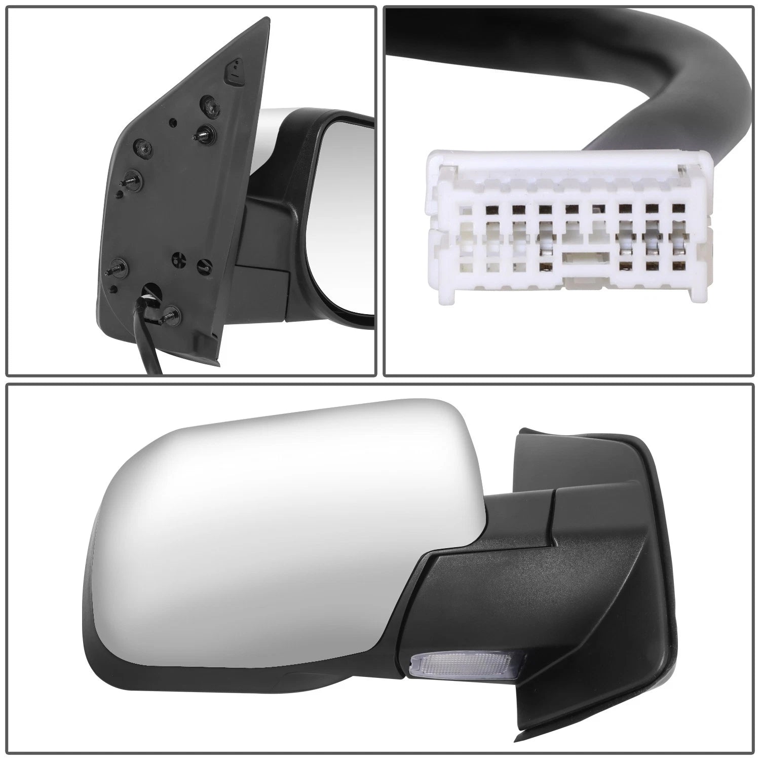 Power Heated Memory Side Door Mirror for Nissan Titan (2004–2005)