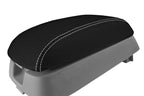 Console Lid Armrest Cover for Hyundai Santa Fe (2007–2012) Carbon Fiber