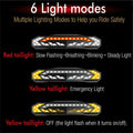USB Rechargeable Black Bike Alarm Tail Light with Smart Brake Sensing