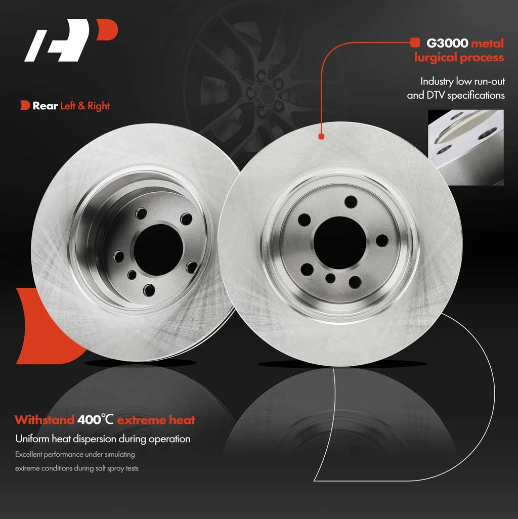 Rear Side Disc Brake Rotor for BMW X5 (2002-2003, 2005-2006)
