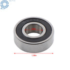 Set of 10 Ball Bearings 6202-2RS for Motors (15x35x11mm, Double Rubber Seal)