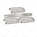 18" Chainsaw Bar & 3x Chain Kit for Husqvarna 236E 240E (3/8LP .050 62DL)