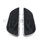 Flame Front Driver Stretch Floorboard FootRest for Harley Touring (1986–2016)