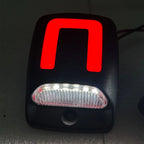 White+Red LED Rear Bumper License Plate Lamps for Toyota Tacoma (2005–2015)