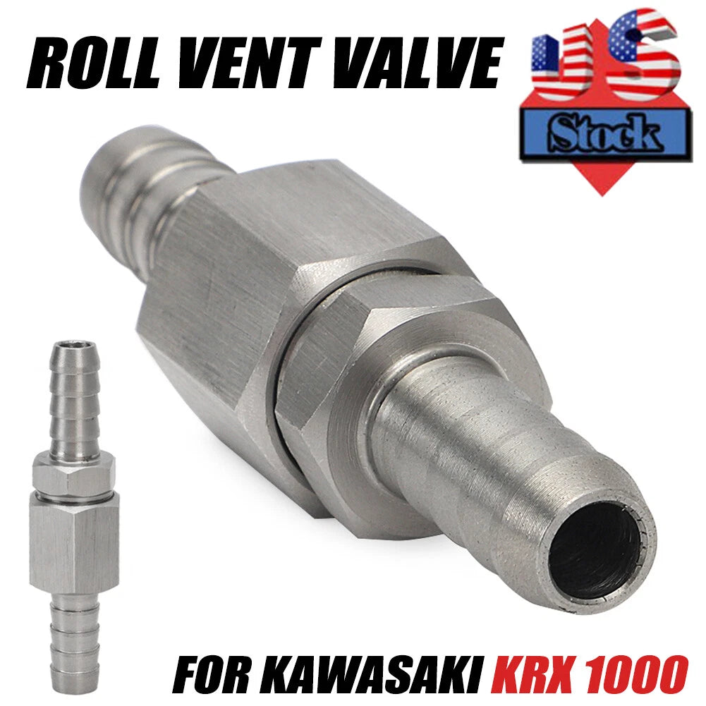 Fuel Tank Vent Breather Rollover Valve for Kawasaki KRX 1000 (2019–2023)