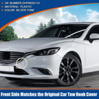Tow Hook Cover for Mazda 6 (2014–2016) No.GHP950A11A Silver Tone