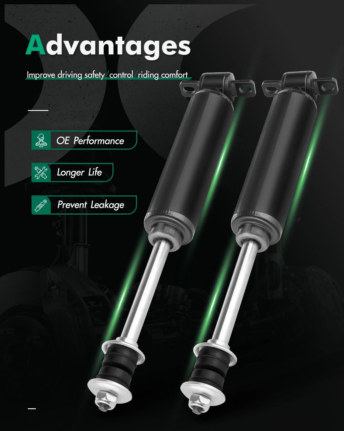 Front Shocks Struts for Dodge Dakota (1997–2004)