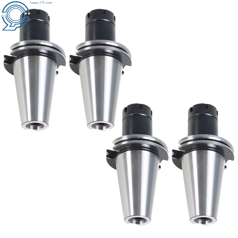 Set of 4 Collet Chucks for CAT50 ER32 (100mm Gage Length)