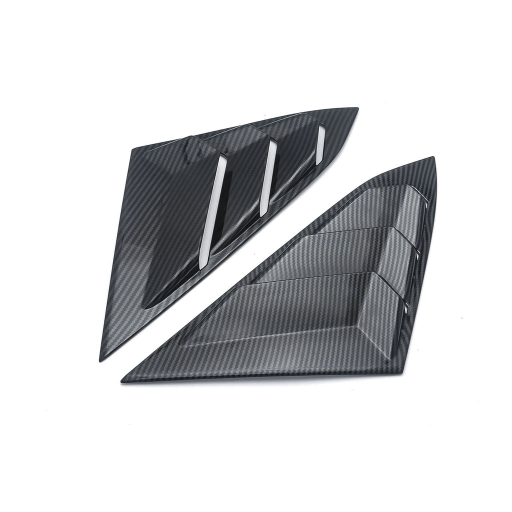 Quarter Window Louver Cover for Honda Civic (2016-2021) Rear Side ABS