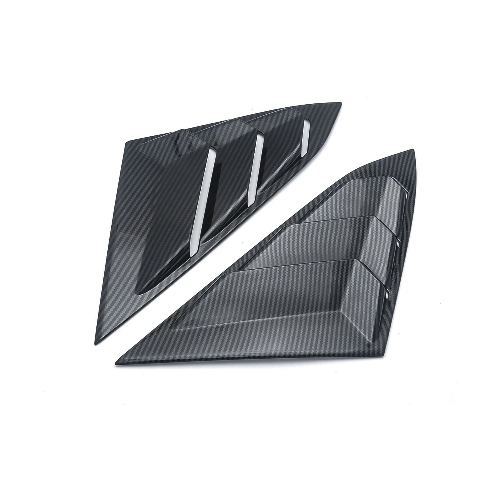 Quarter Window Louver Cover for Honda Civic (2016-2021) Rear Side ABS