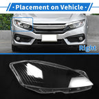 Car Front Right Headlight Lens Cover for Mercedes-Benz S-Class (2006-2009)