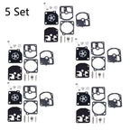 Set of 5 Carburetor Repair Kits for ZAMA RB-5 RB-7 RB-11 RB-14 Chainsaw