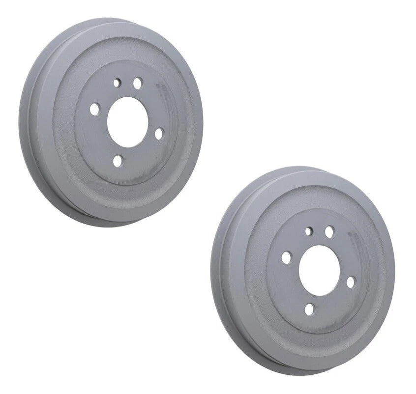 Set of 2 Rear Brake Drums for BMW E30 318i (1984–1985) Zimmermann