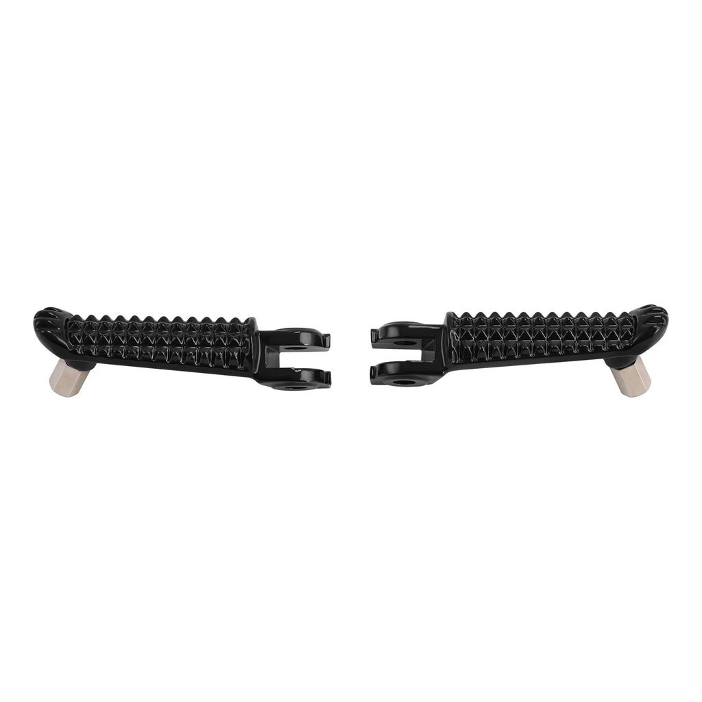 Black Front Foot Pegs for Yamaha R1 R1S R1M (1998–2024)